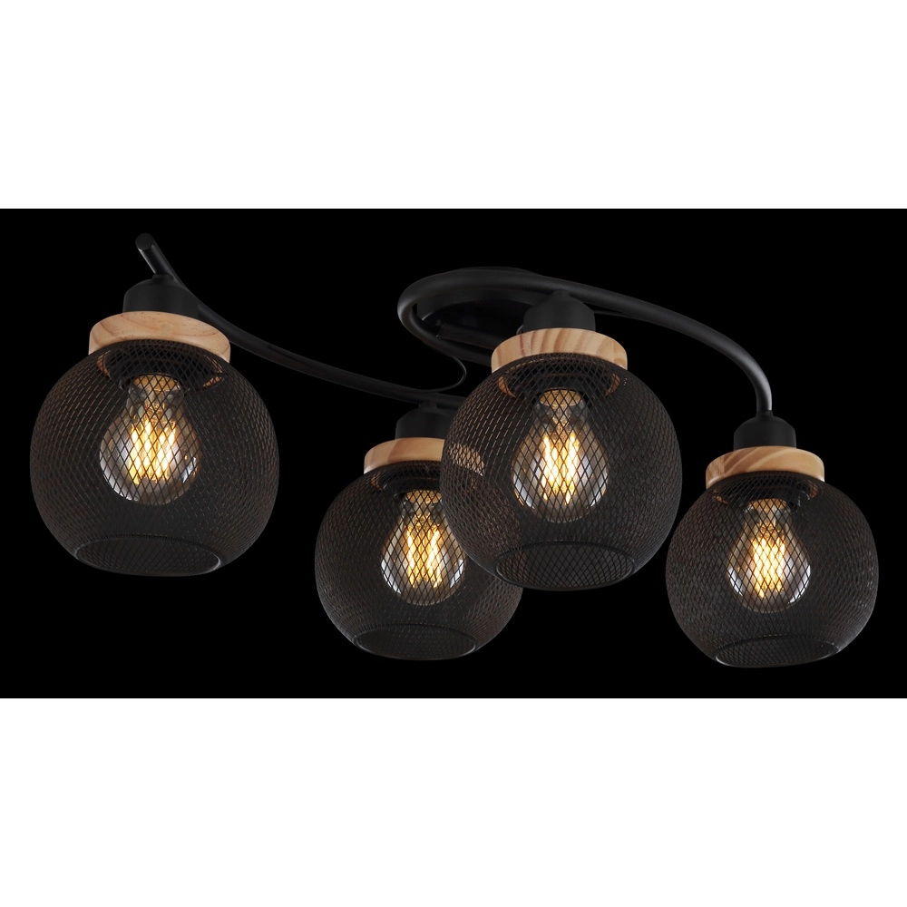 Deckenlampe Pablo Schwarzes Netz Globo 9007371429547