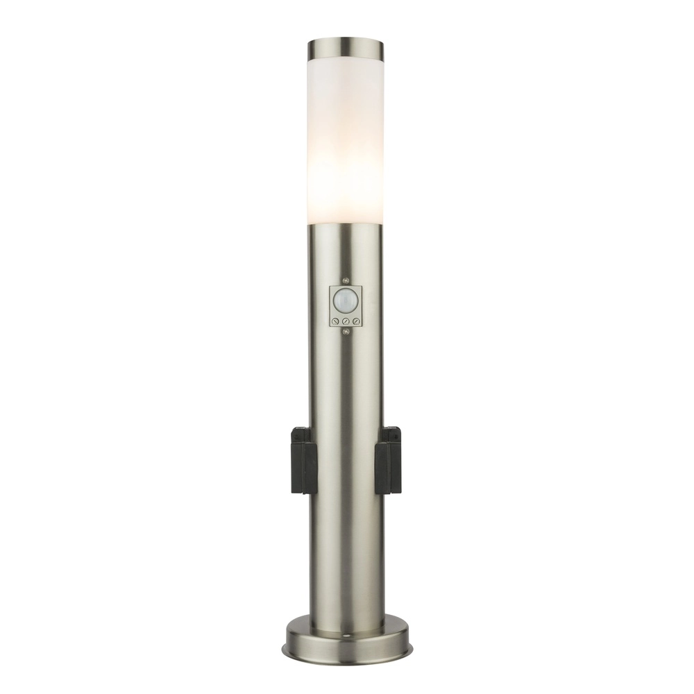 Gartenlampe Boston I Edelstahl mit Sockel Globo 9007371353026