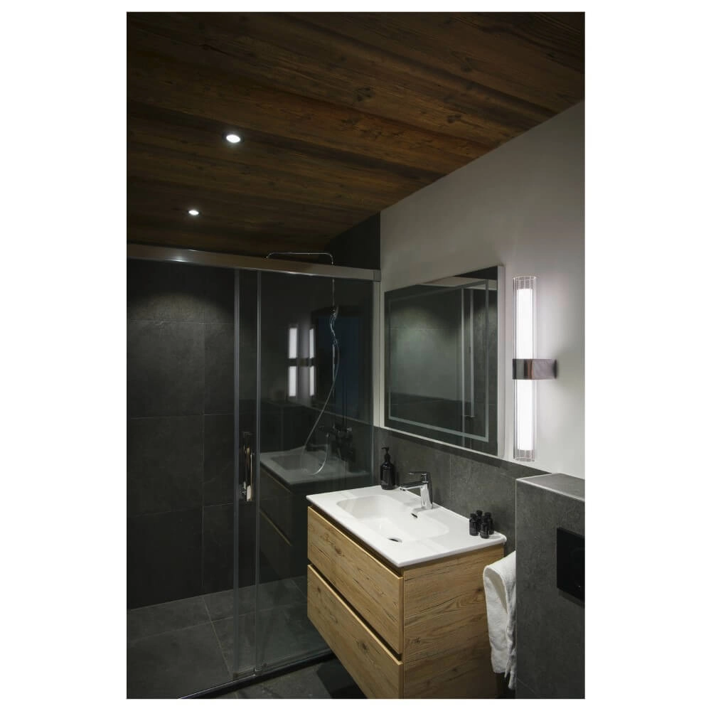 Badezimmer-Wandleuchte Lygant Double Chrom SLV 4024163280624