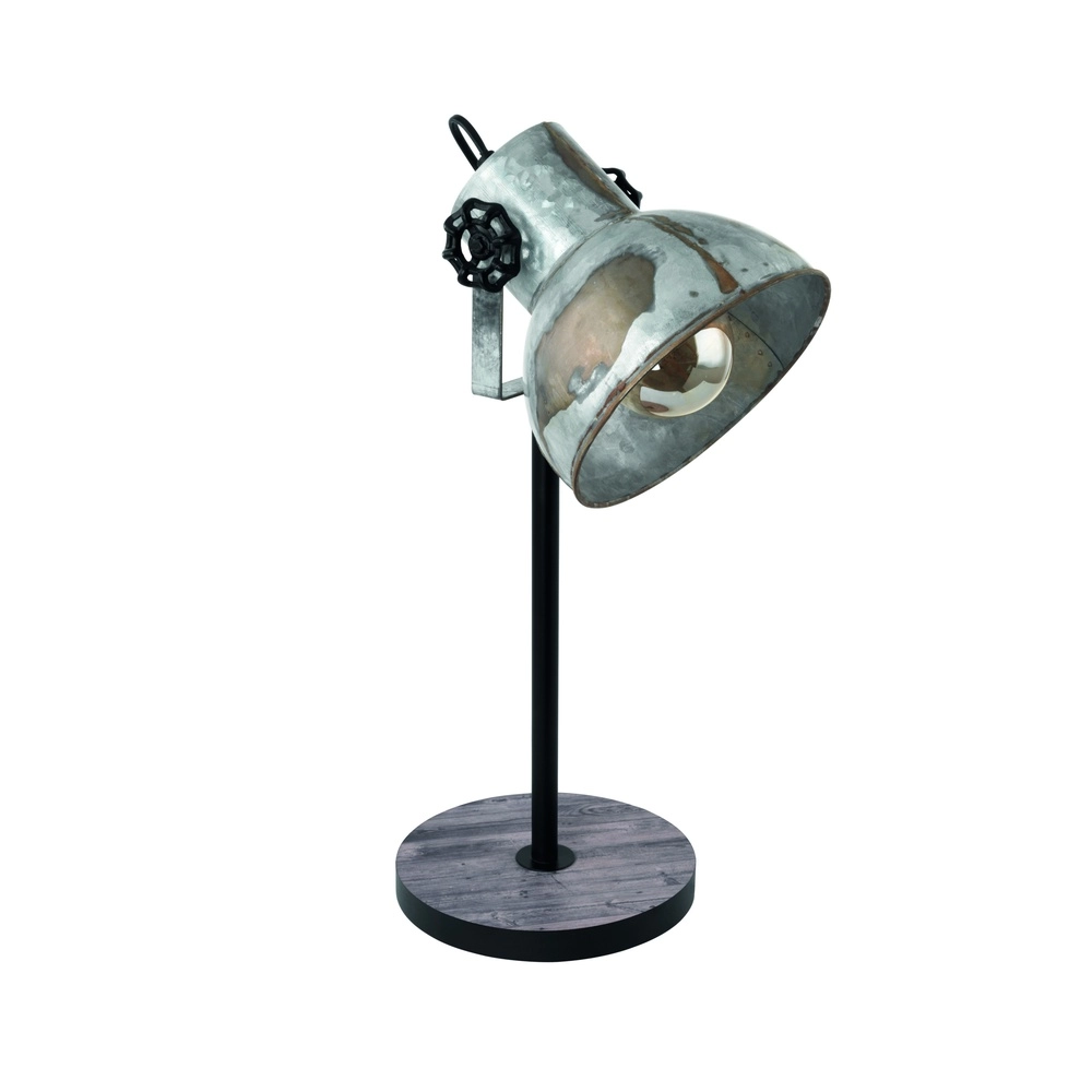 Industrietischlampe Barnstaple Schwarz und Braun
