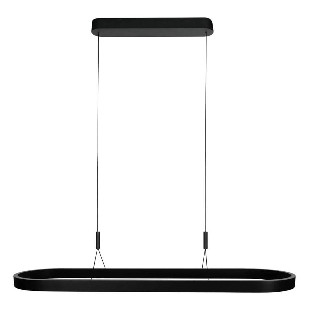 Moderne Pendelleuchte Mykty Schwarzes Oval Steinhauer 8712746178227