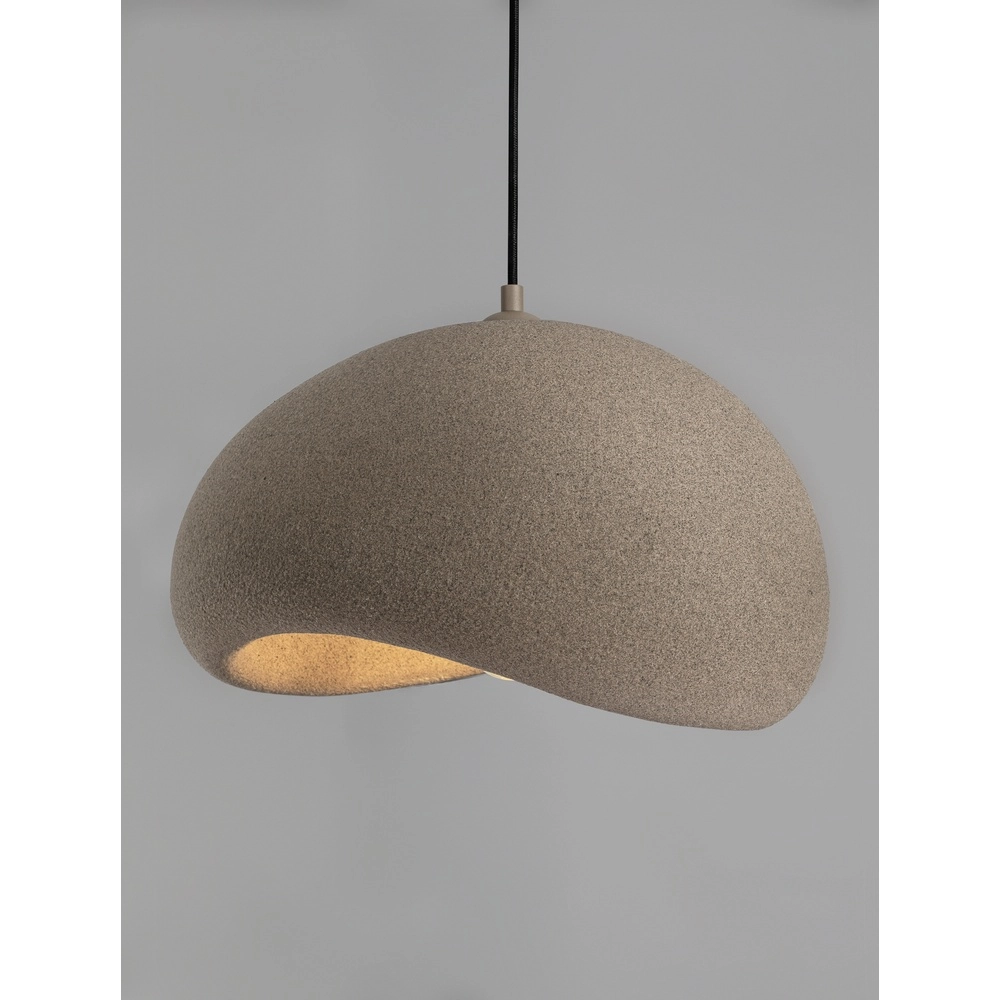 Natürliche Pendelleuchte Aere braun 40cm Lyora 5212017476708