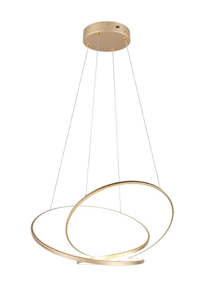 Vide-Hängelampe Darvin Gold - 75 cm Trio 4017807616071