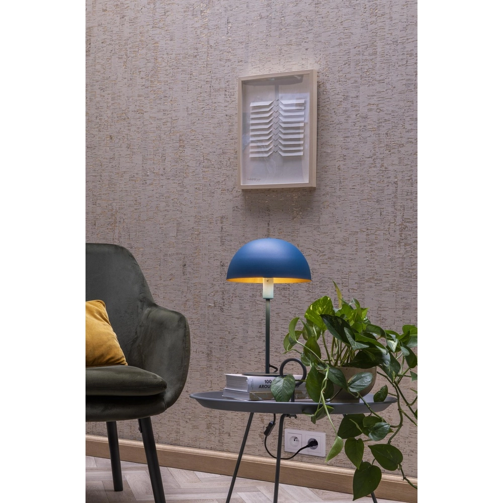 Design-Tischlampe Siemon Blau Lucide 5411212451545