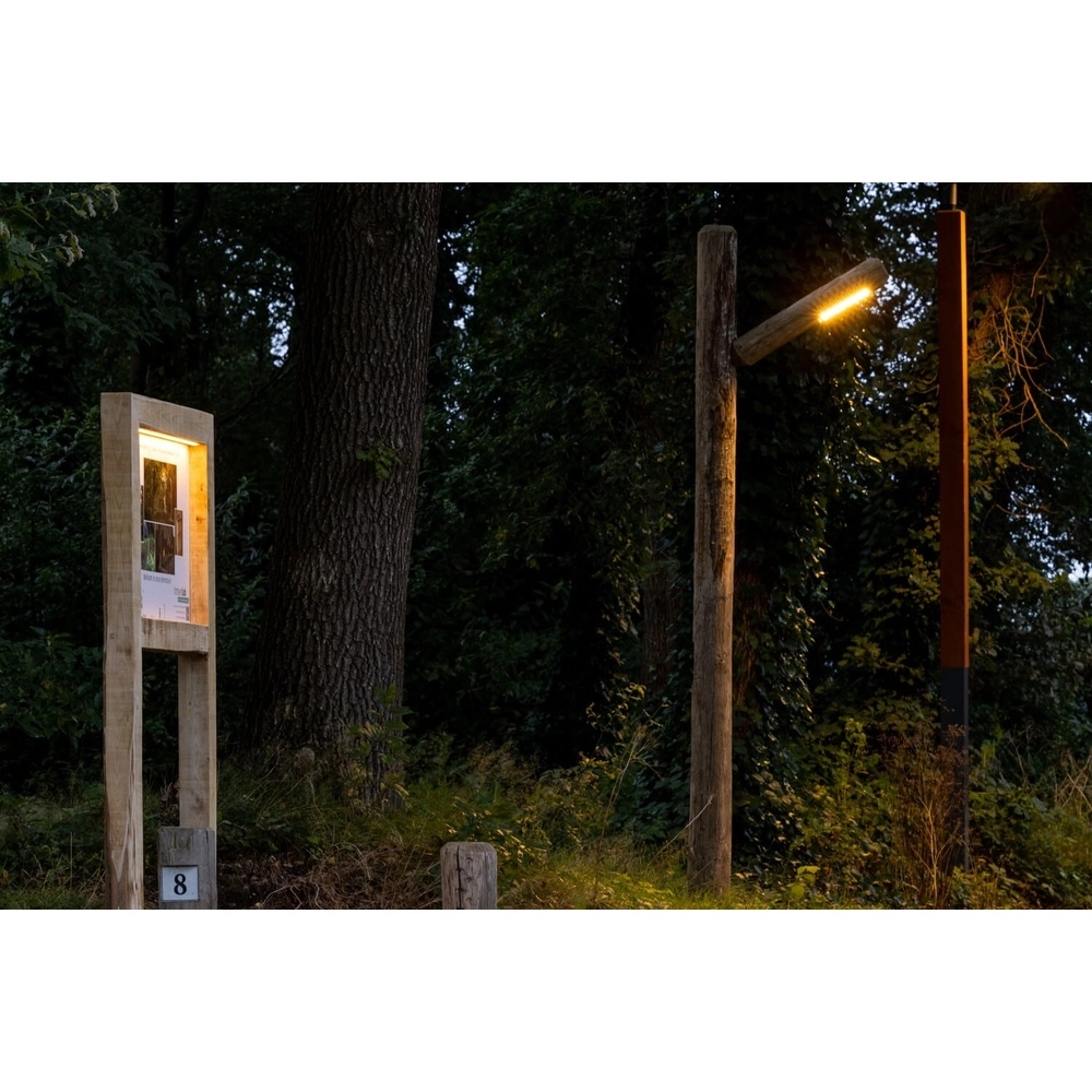 Holzlaterne Alto Kastanie - 3M - 3000K Timberlab 8716803513488