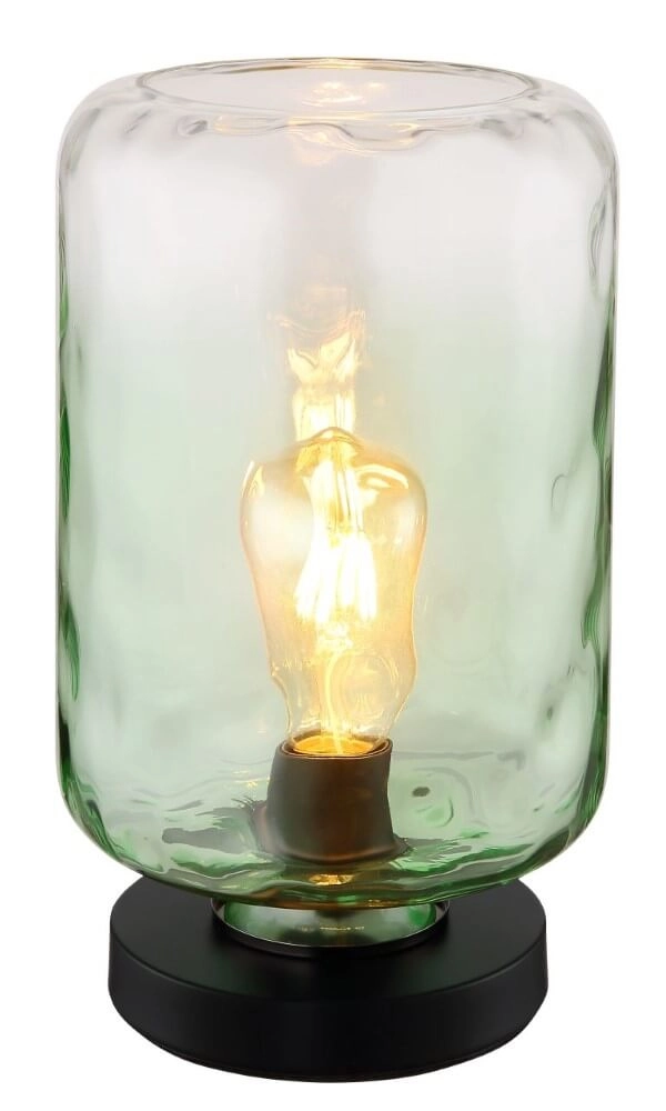 Designer-Tischlampe Darina grünes Glas Globo 9007371452521