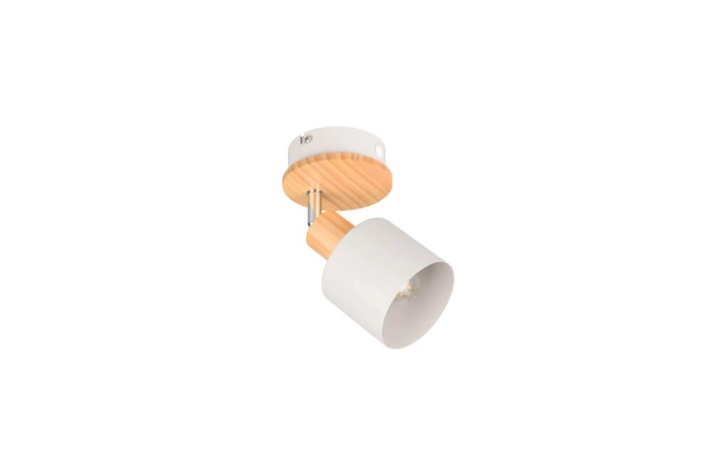 Einzelne Deckenleuchte Shanti mit Holzoptik Trio 4017807615715