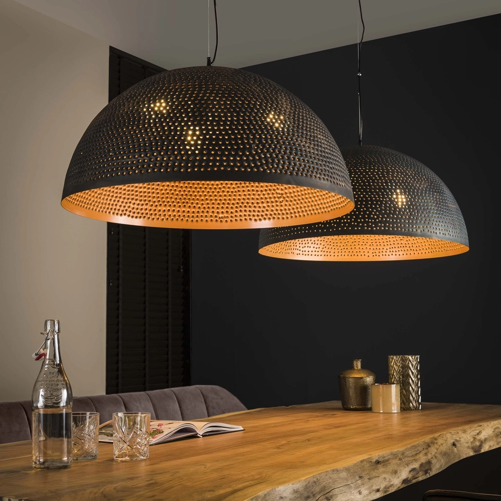 XXL Industrie-Pendellampe Punch Ø 70 cm Lyora 8716803512856