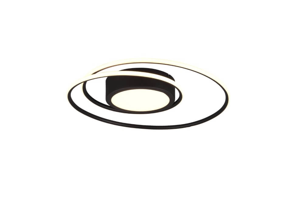 Deckenlampe Yava 60cm schwarz Trio 4017807503357