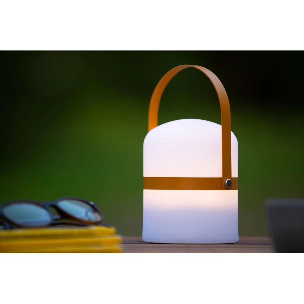 Wiederaufladbare Tischlampe Little Joe Orange Lucide 5411212061430