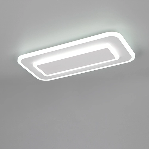 Moderne Deckenlampe Riva Weiß 40cm Trio 4017807682939