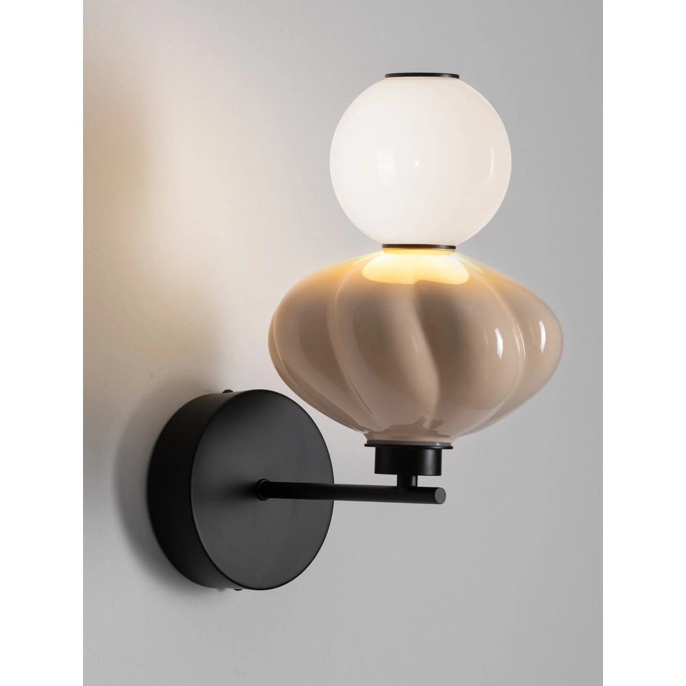 Wandleuchte Oneta weiß - beige Lyora 5212017473981