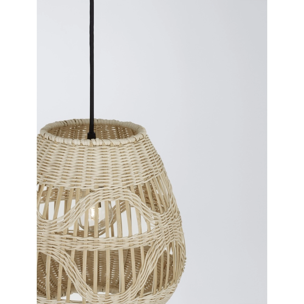 Rattan Pendelleuchte Marlo Ø 27cm Lyora 5212017438799