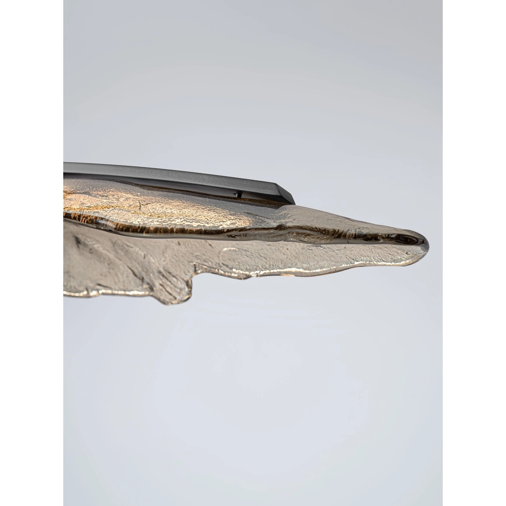 Design-Pendellampe Amado Anthrazit mit Mokka 131,5 cm Lyora 5212063500280