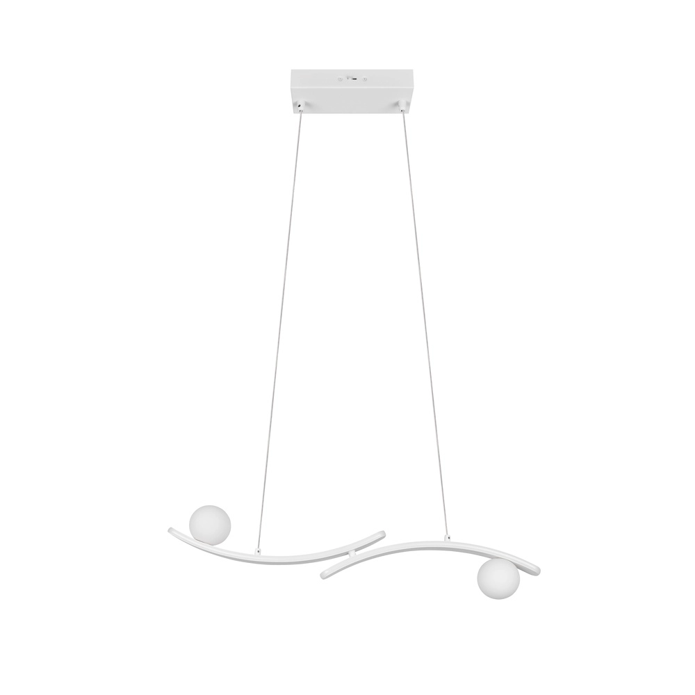 Design-Pendellampe Napoli Weiß Trio 4017807683509