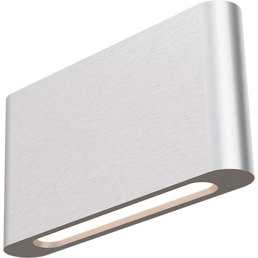 Moderner Wandstrahler Atina 20cm Nickel matt