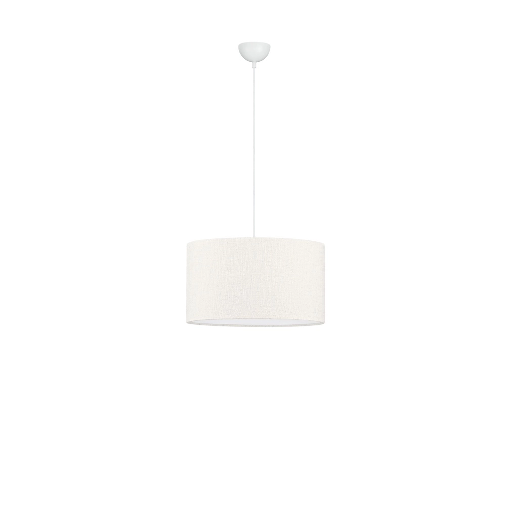 Leinen-Pendellampe Karen Ø 40cm Lyora 5212017493958
