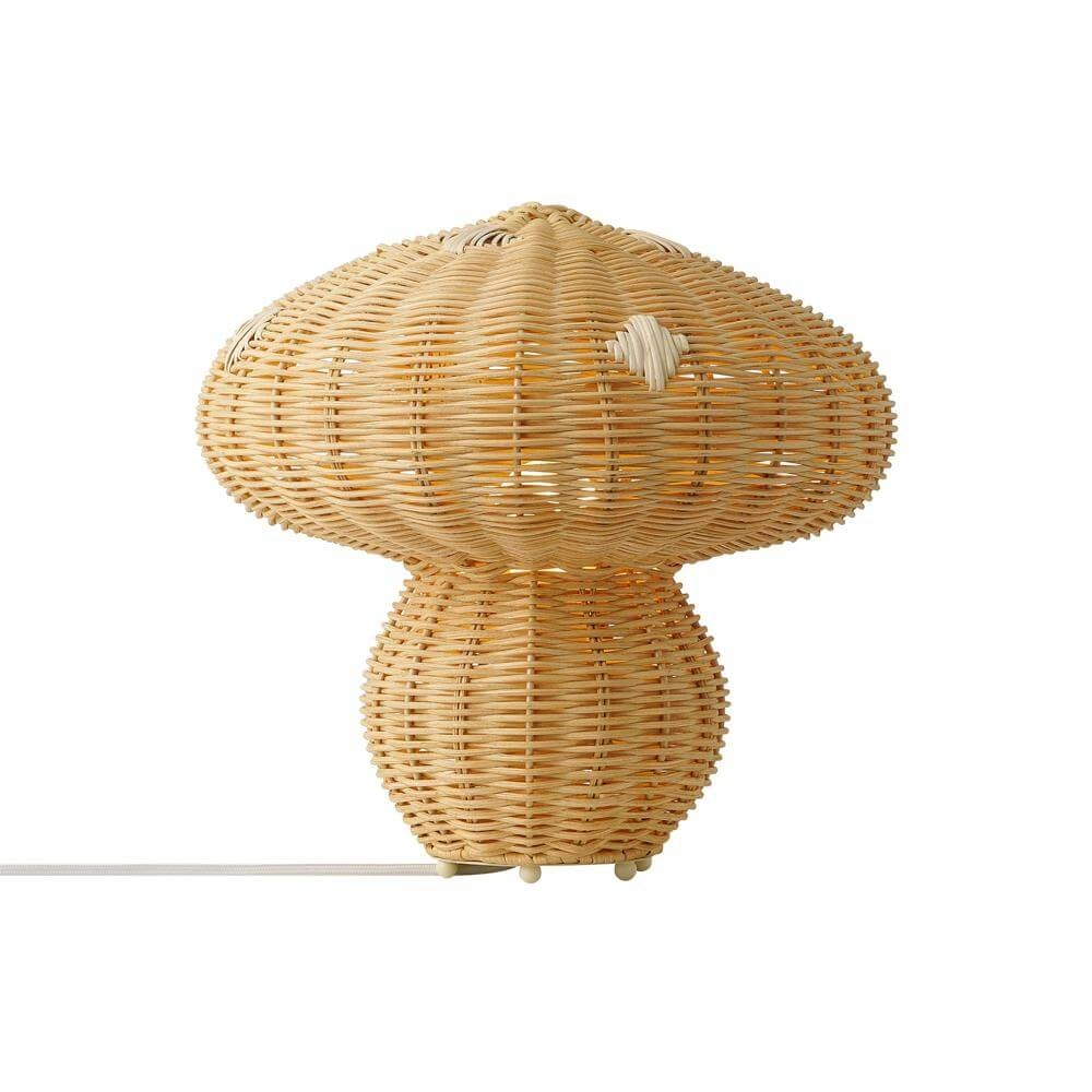 Tischleuchte aus Rattan Allie Ø 30cm