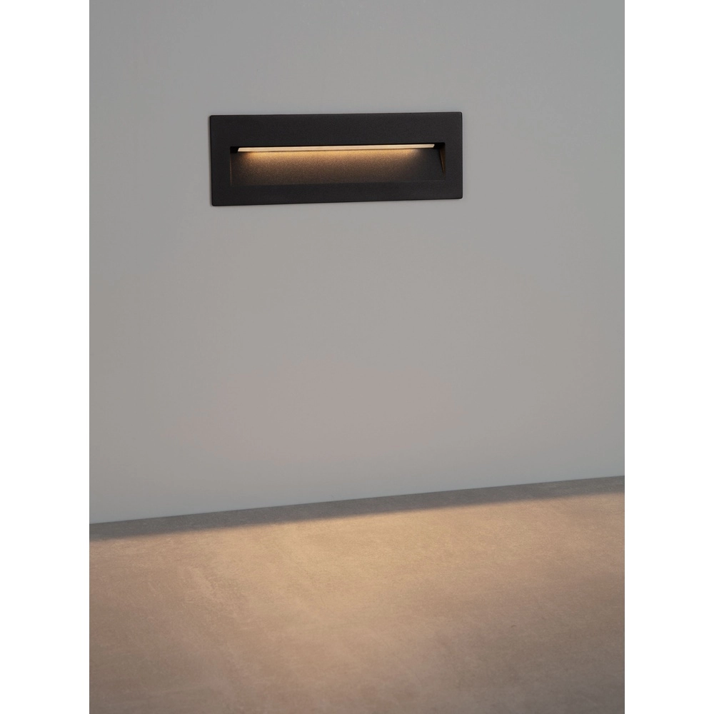 Einbauwandlampe Drat Schwarz Lyora 5212017498021