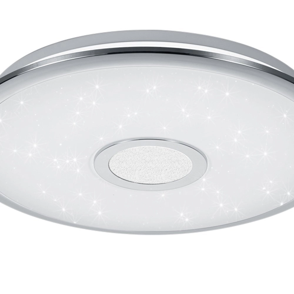 LED-Deckenleuchte Osaka 42cm grau mit Sterneffekt Trio 4017807337723