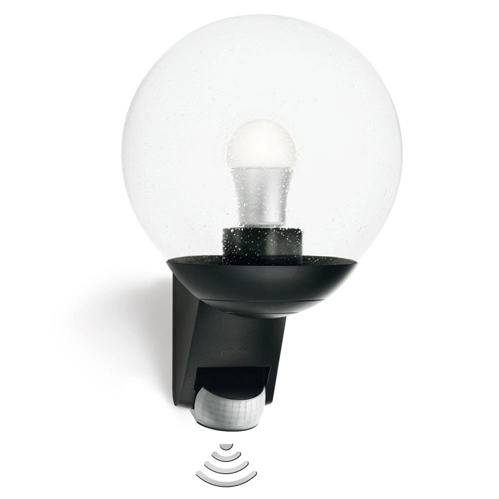 Außenlampe L585S Mit Bewegungsdetektor schwarz