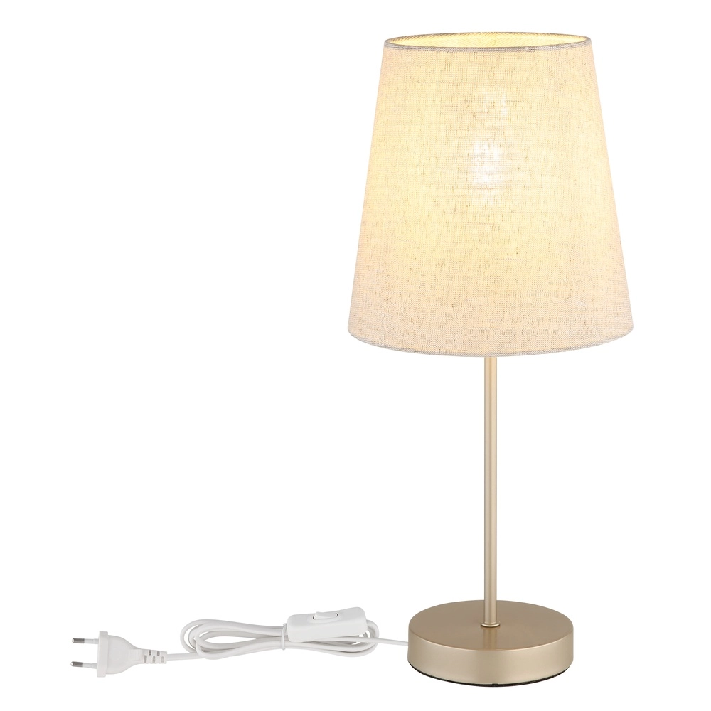 Tischlampe Joris Champagner Globo 9007371592500