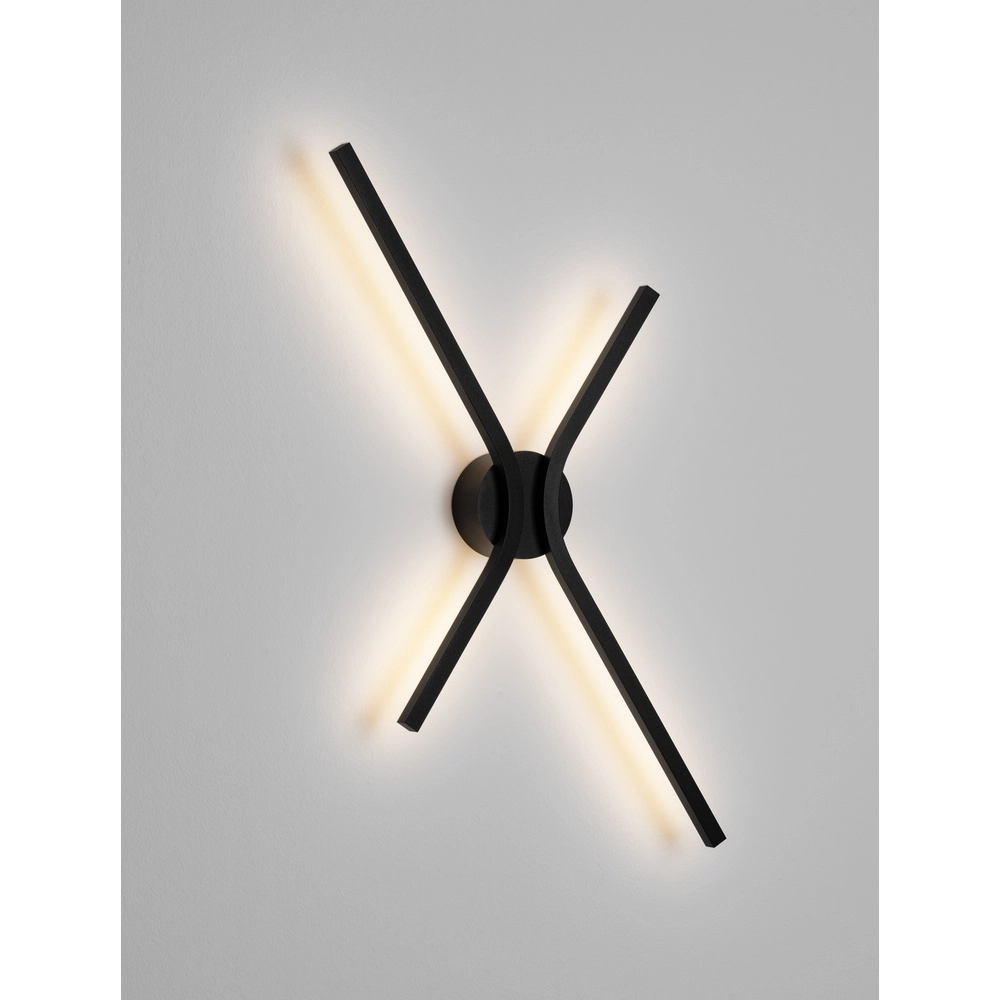 Design-Wandleuchte Akro schwarz Lyora 5212017461759