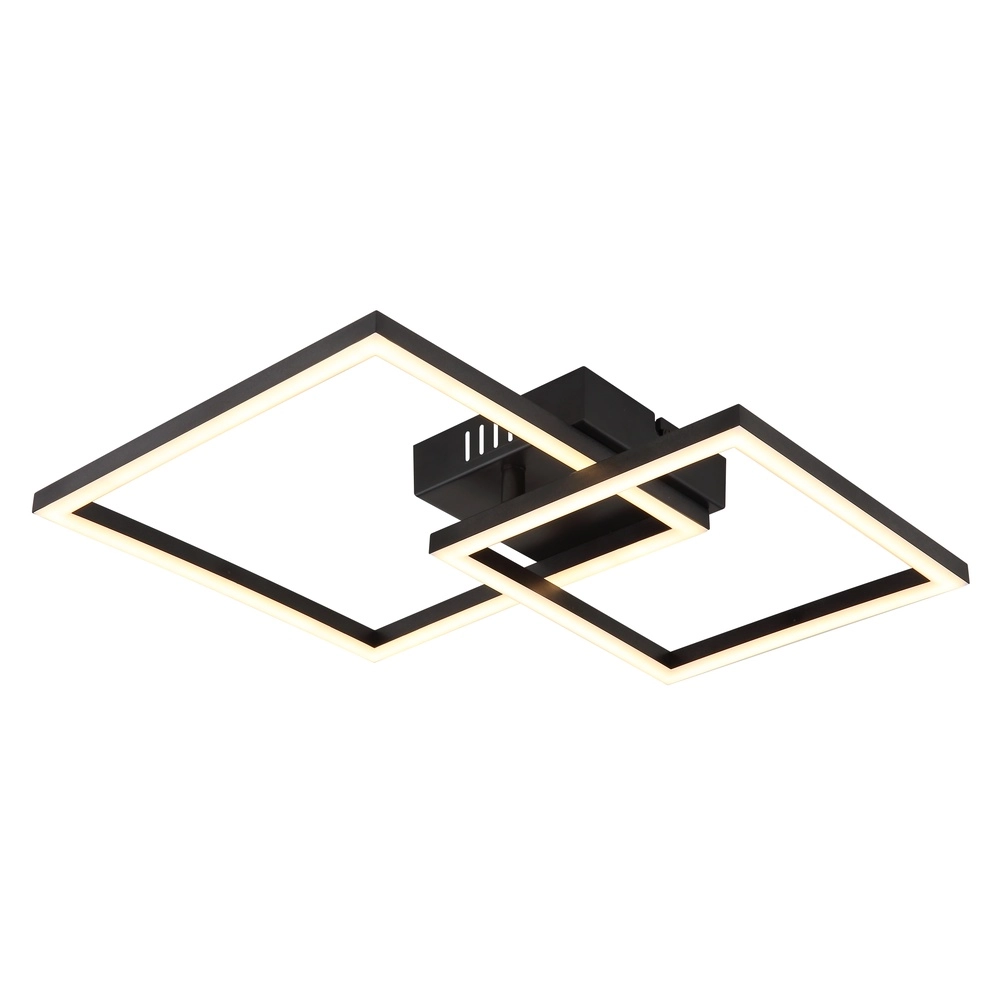 Elegante Deckenlampe Tyler Schwarz