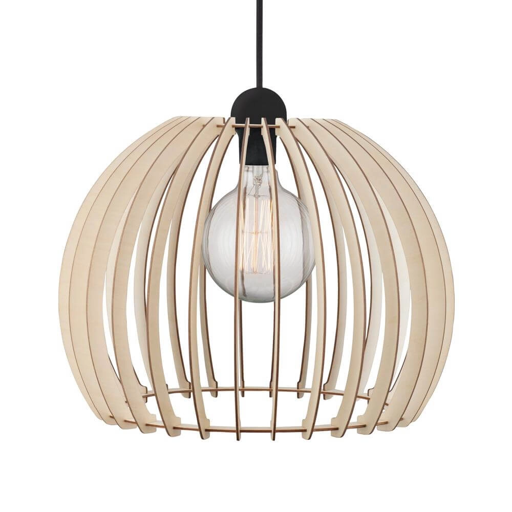 Pendelleuchte Chino Holz Ø 40cm Nordlux 5701581346482