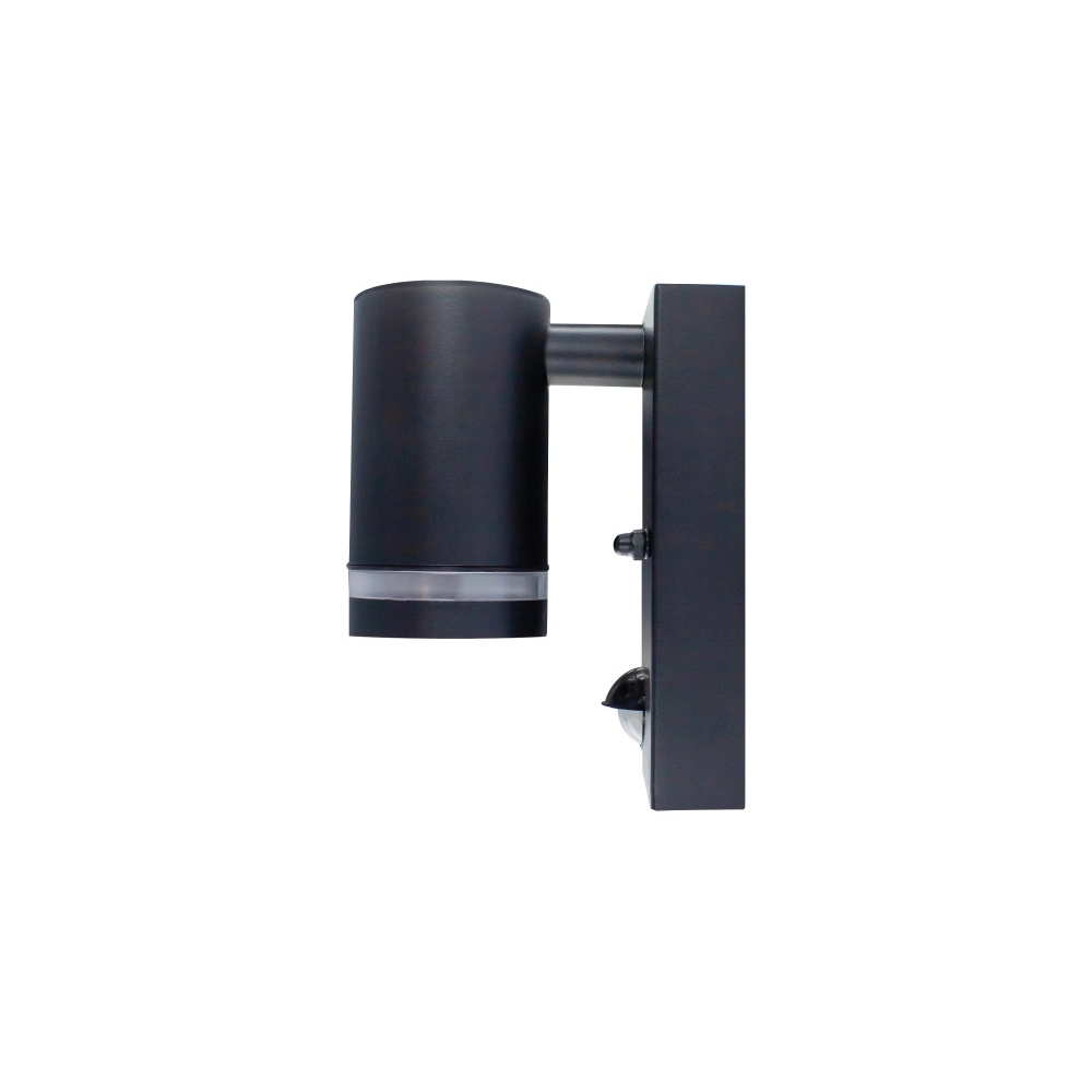 Wandscheinwerfer mit Sensor Opden Schwarz – 1x GU10 Lyora 5055788285649