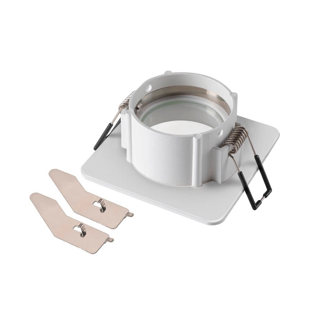 Montagering New Tria 68 IP65 quadratisch weiß - ohne Beschlag SLV 4024163276412