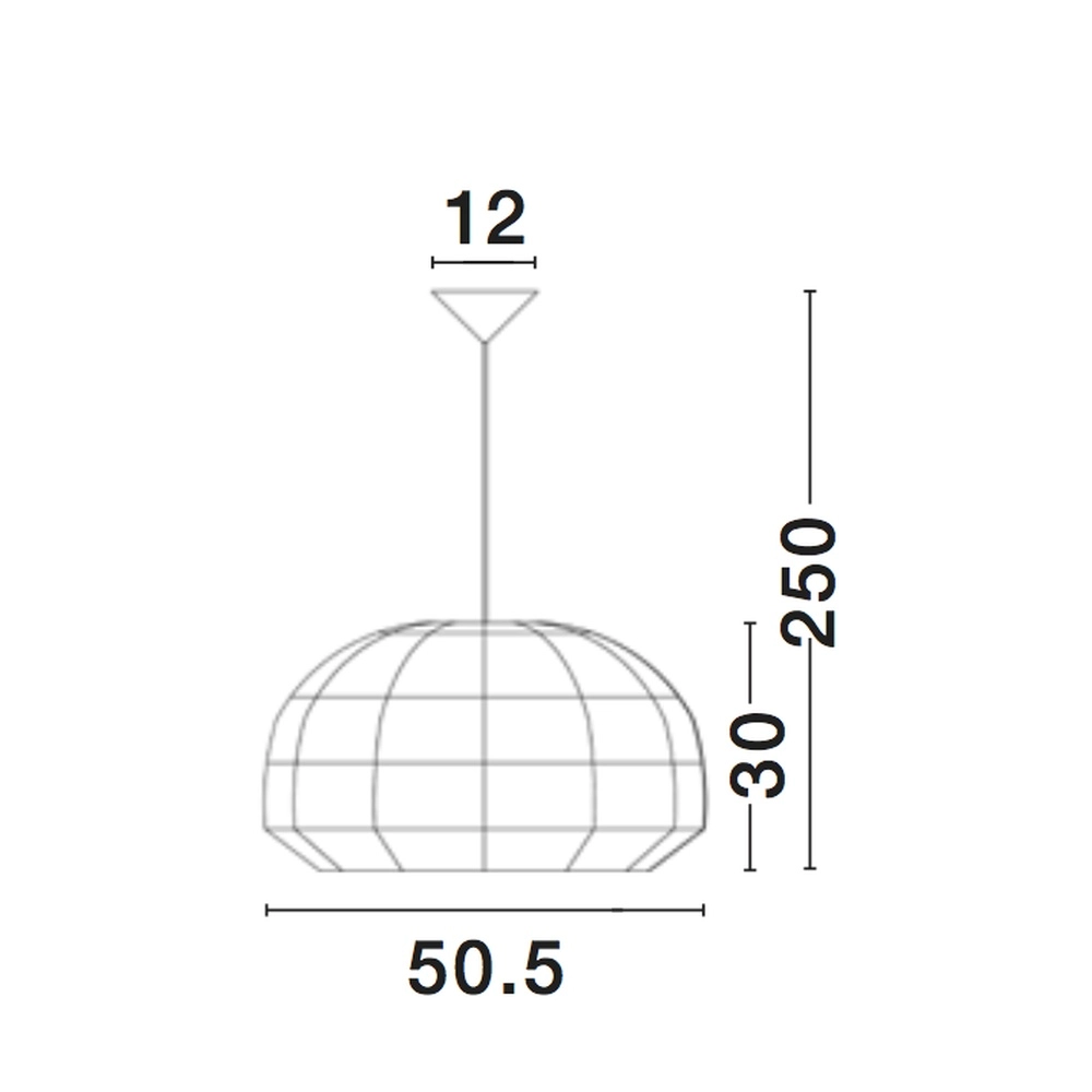 Weiße Pendelleuchte Melody Ø 50,5cm Lyora 5212017416605
