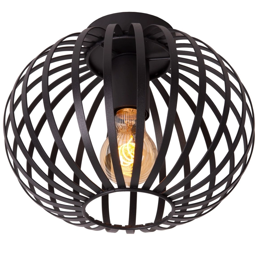 Deckenlampe Manuela Ø 25 cm schwarz Lucide 5411212810236