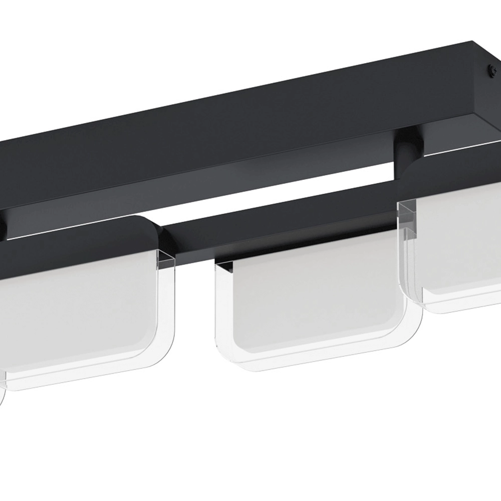 Schwarze Deckenlampe Ervidel mit LED Eglo 9002759988753