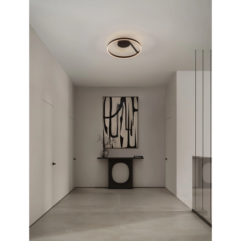 Deckenlampe Bianco schwarz Ø 60cm Lyora 5212017473837