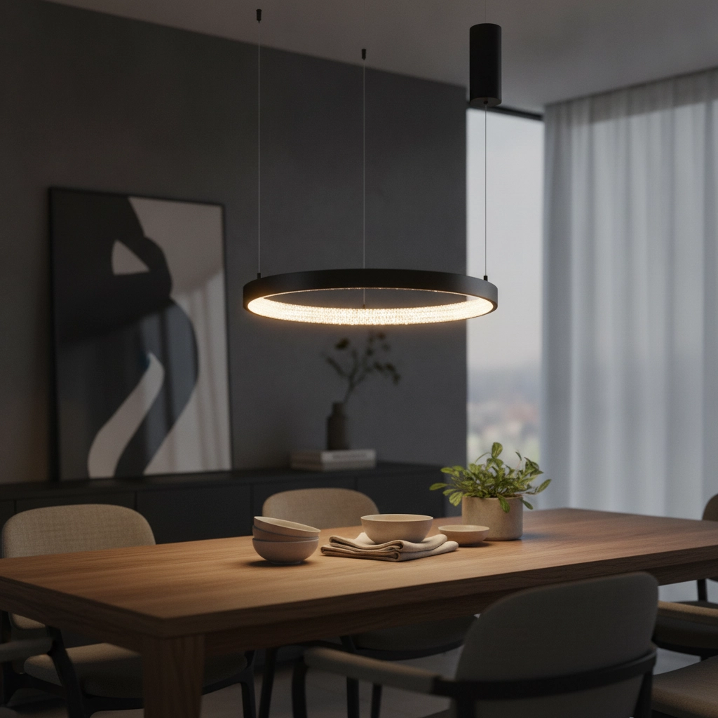 Pendelleuchte Preston schwarz Ø 60cm