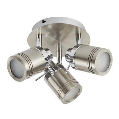Spot aus Edelstahl Samson 3-Licht Searchlight 5053423096766