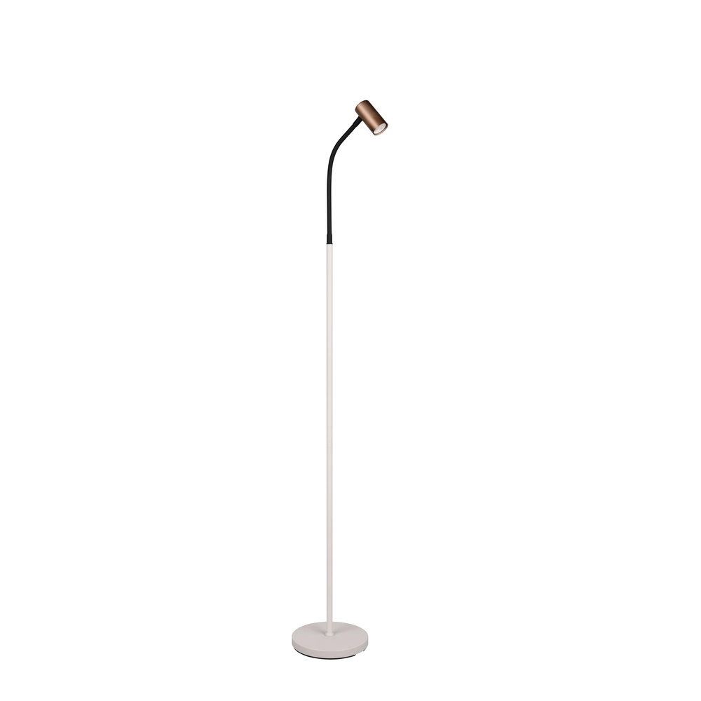 Design-Stehlampe Taryn Mocha Brown Trio 4017807685770