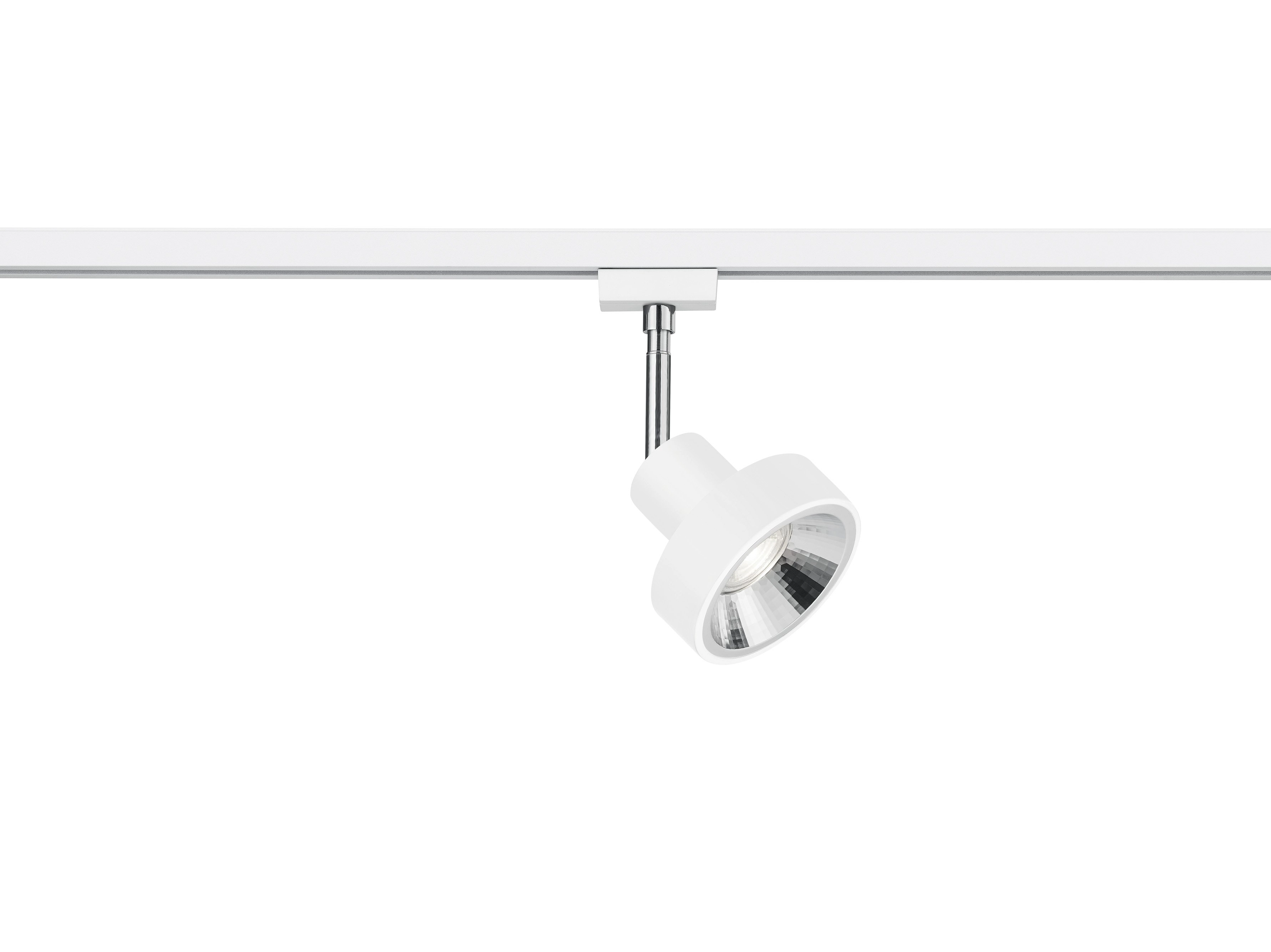 2-phasiger Gleisspot Duoline weiß mit chrom