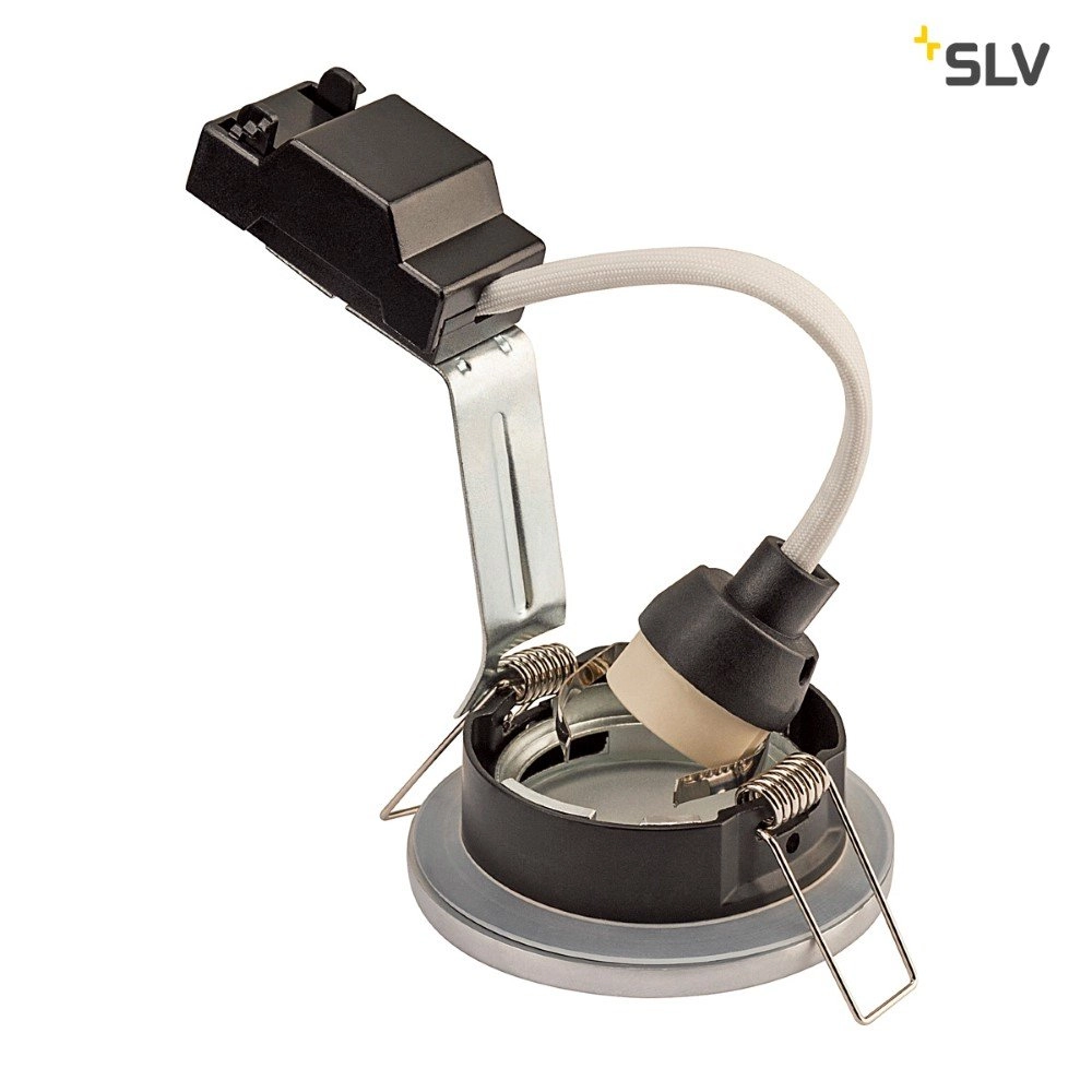 Veranda LED-Einbauspot Dolix Out GU10 Round Für Buiten Titan SLV 4024163194853