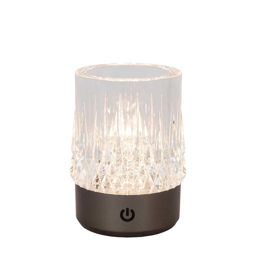 Wiederaufladbare Tischlampen Lily Set von 3 Chrom Lucide 5411212461087