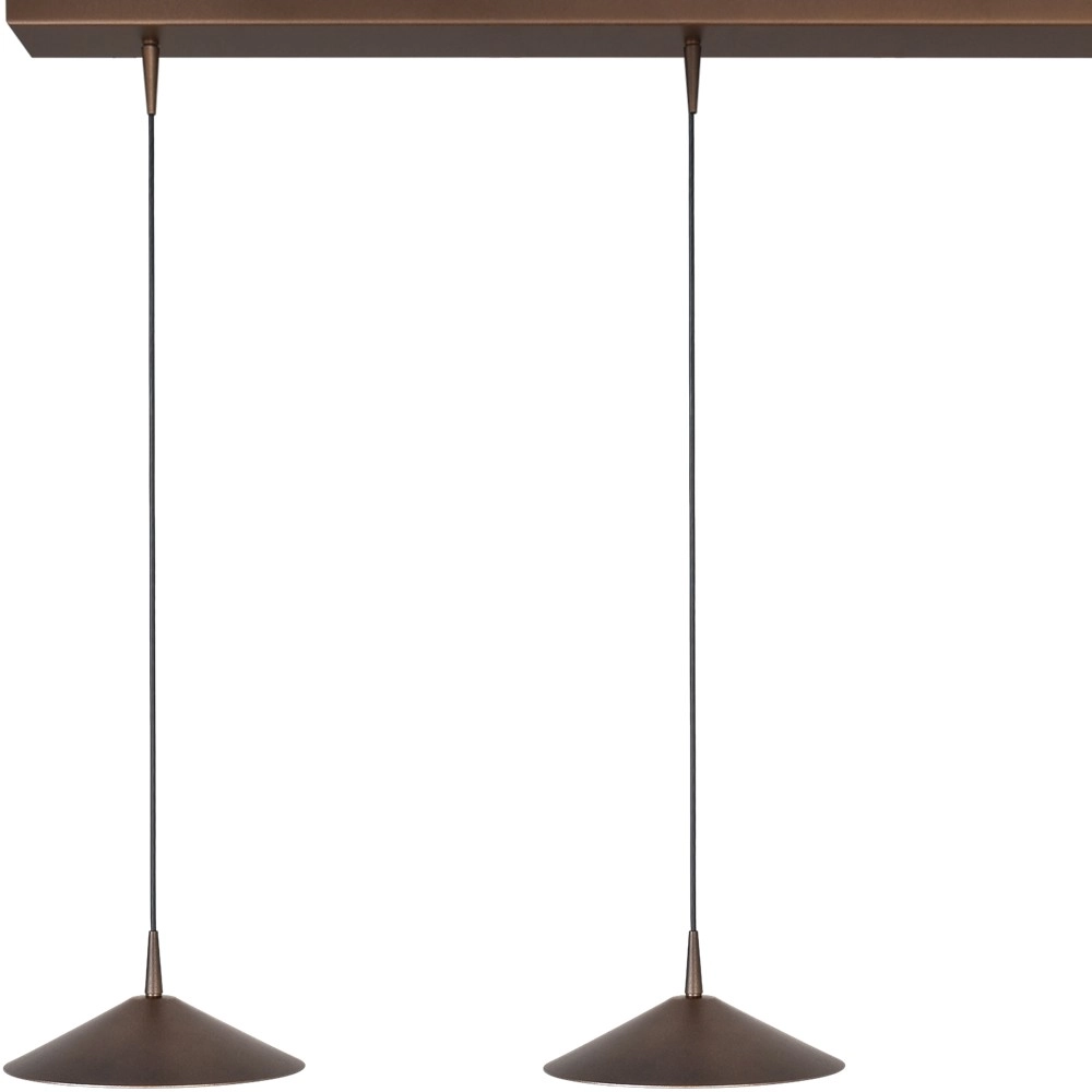 3-Licht Pendellampe Ceppo kakaobraun Ø 22 cm Masterlight 8718121358499
