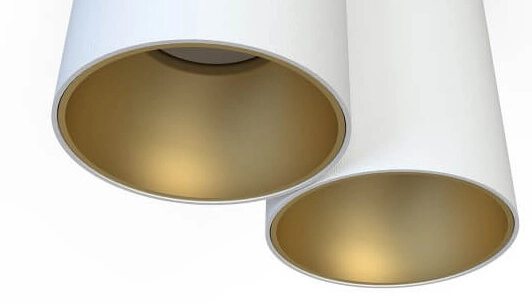 Weißer Aufbaustrahler Eye Tone 2-flammig Lyora 5903139766593