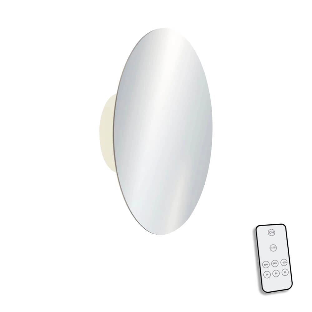 Design-Wandleuchte Akku Puntua Ø 25cm Chrom Paul Neuhaus 4012248375839