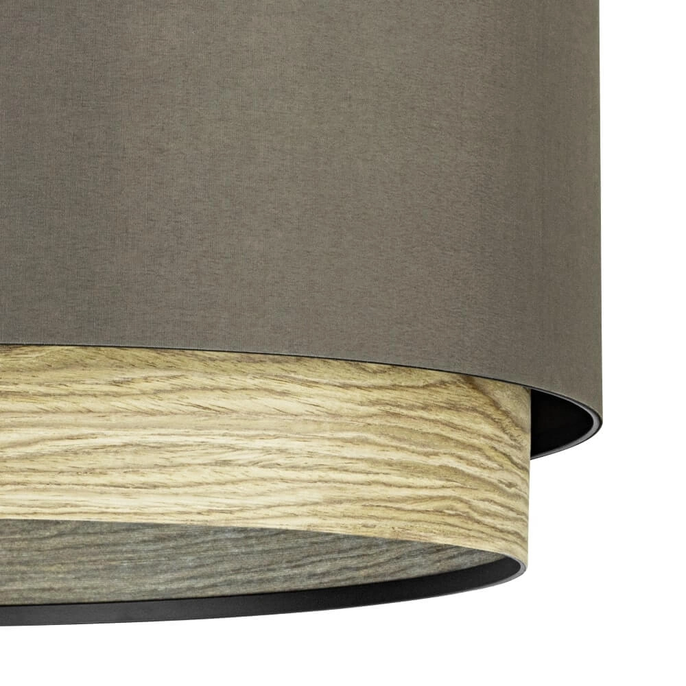 Deckenleuchte Marchena Cappuccino mit Holz - Ø 48cm Stars of Light 9008606240050