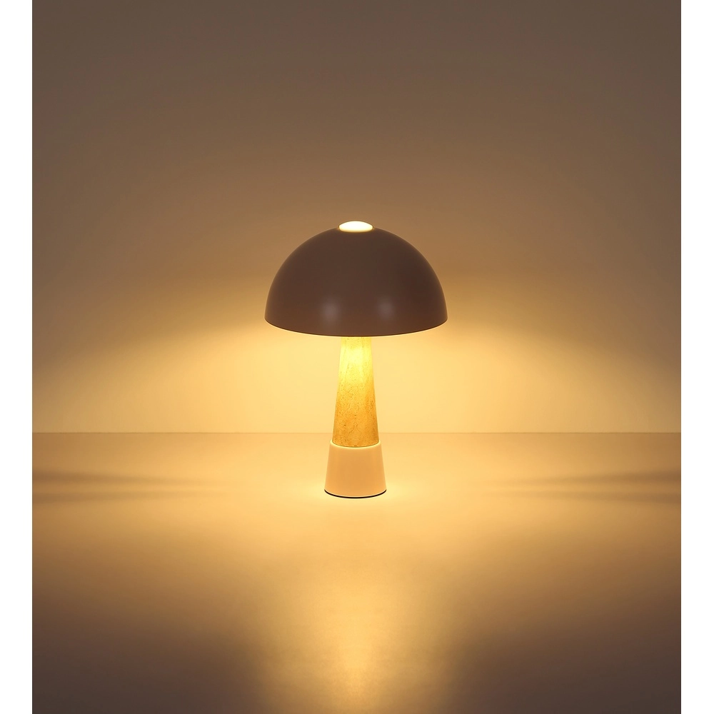 Einzigartige Tischlampe Paulin Champagner Globo 9007371578696