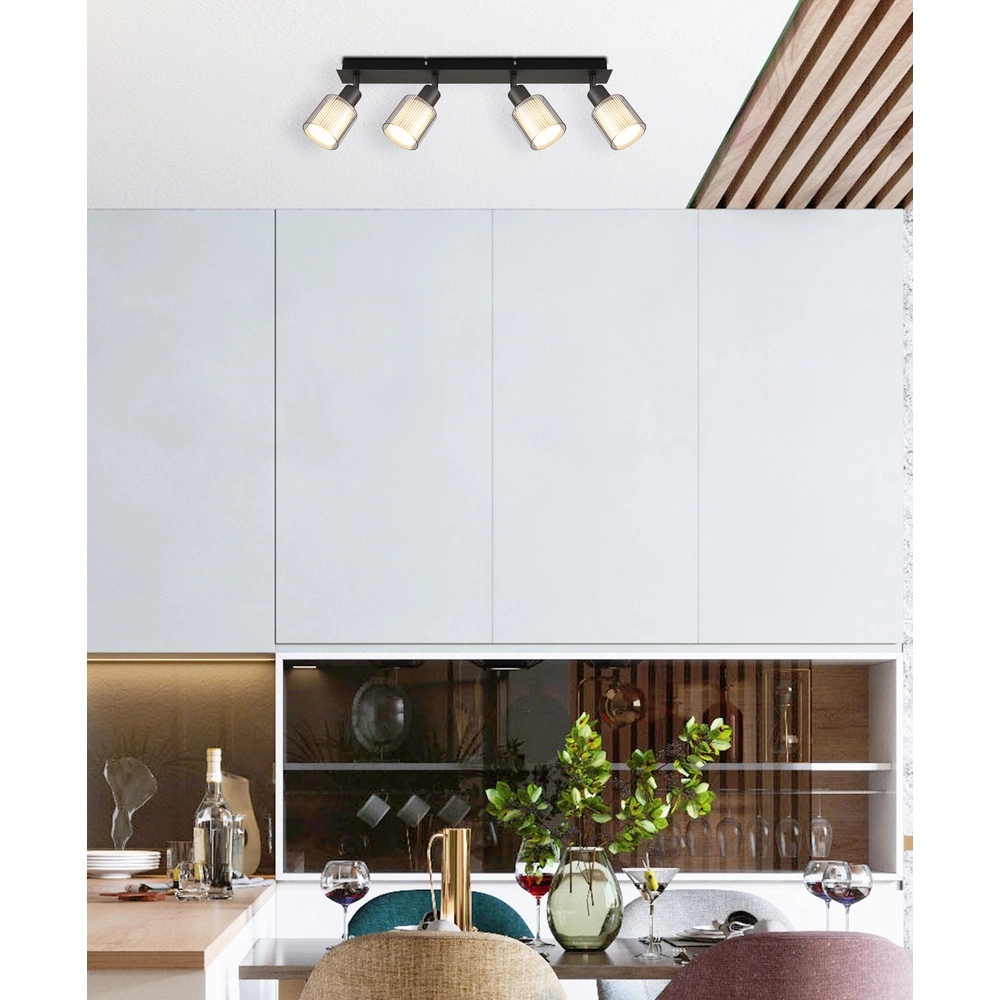 Design-Deckenlampe Villegas 4-Leicht-Schießmetall Globo 9007371578948