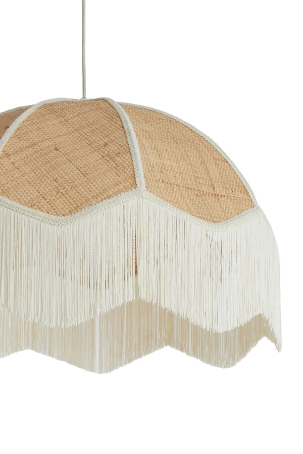 Cremefarbene Pendelleuchte Malacia Ø 60cm Light & Living 8717807761271