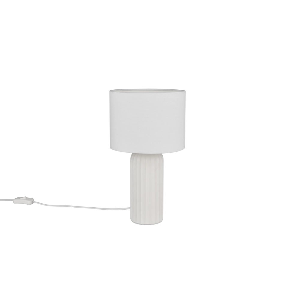 Tischlampe Blair Ø 20cm weiß Trio 4017807654387