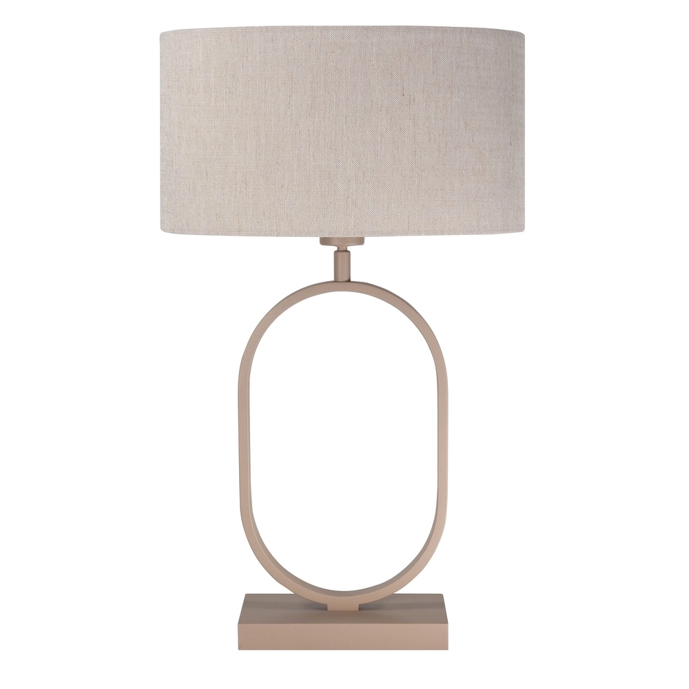 Tischlampe Verona sandbraun 48cm Highlight 8718379050572